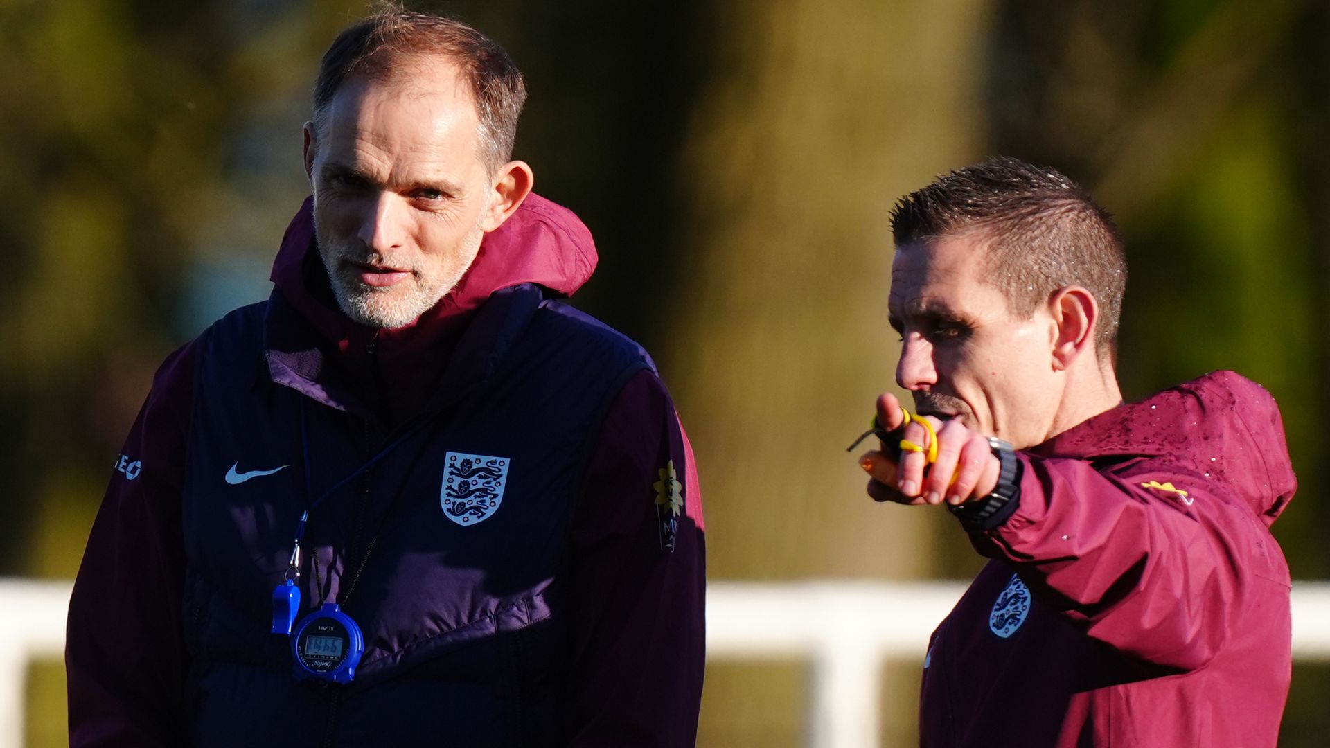 Reporter Notebook: Inside Tuchel’s first England training session